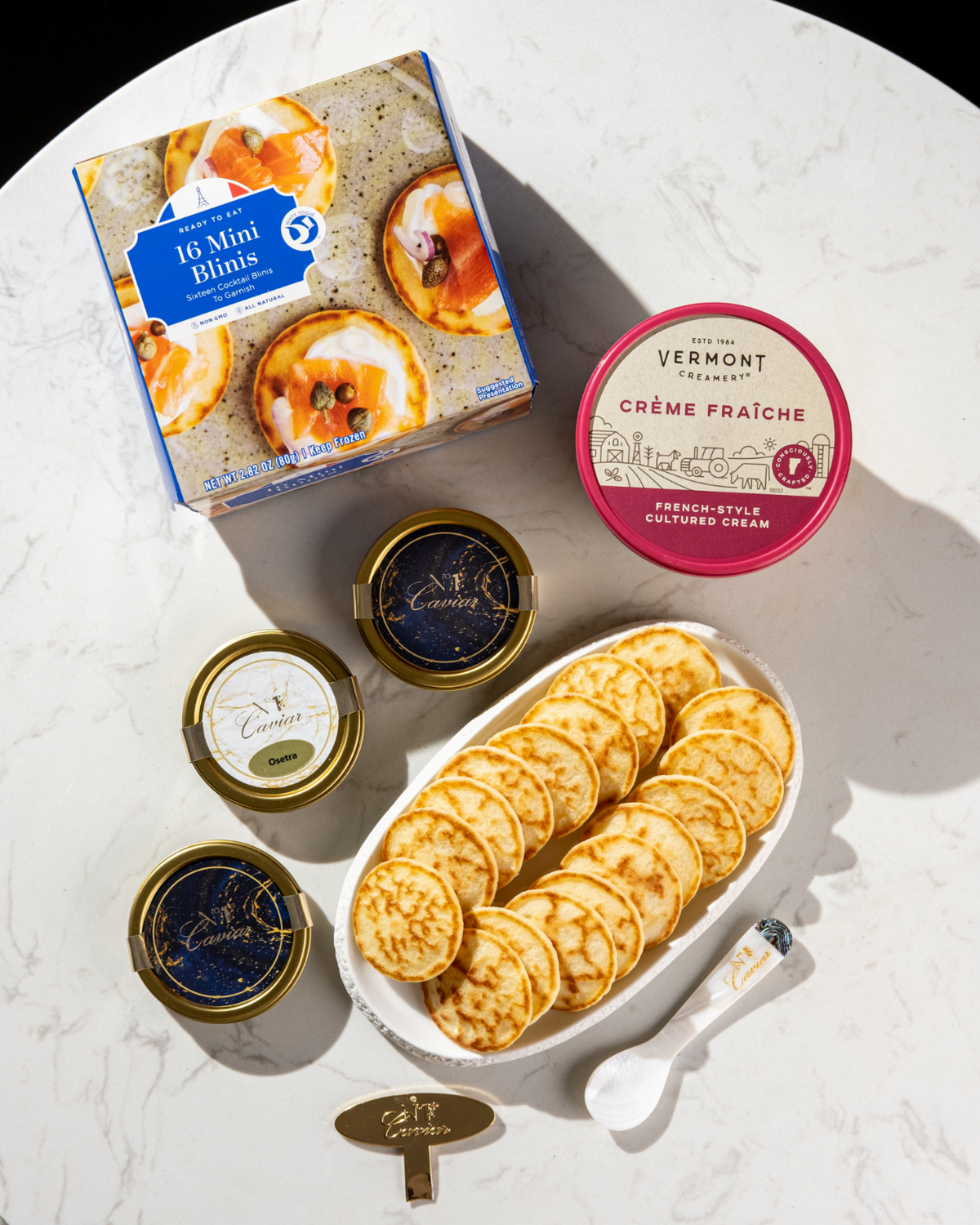 DALTON Caviar Deluxe 5本セット Caviar Trio Tasting Set | Number One Caviar