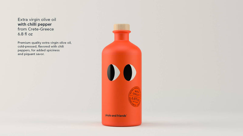 Yiayia and Friends Extra Virgin Olive Oil w/ Chili Pepper