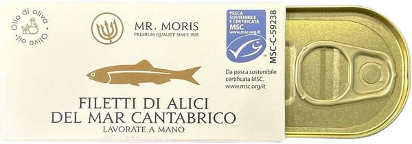 Premium Quality Kosher Cantabrian Sea Anchovies Fillets - Number One Caviar