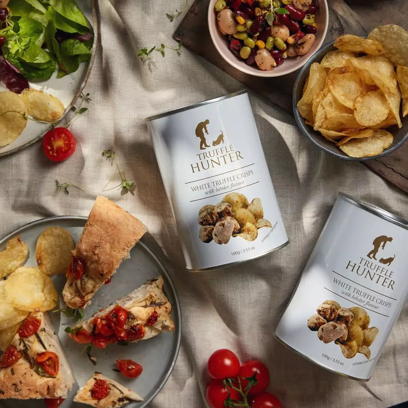 White Truffle Crisps with Lobster Flavour (100g) - Number One Caviar