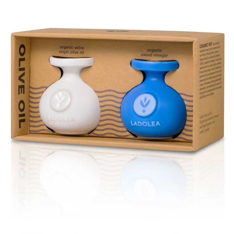 Ladolea Organic Olive Oil & Sweet Vinegar Set