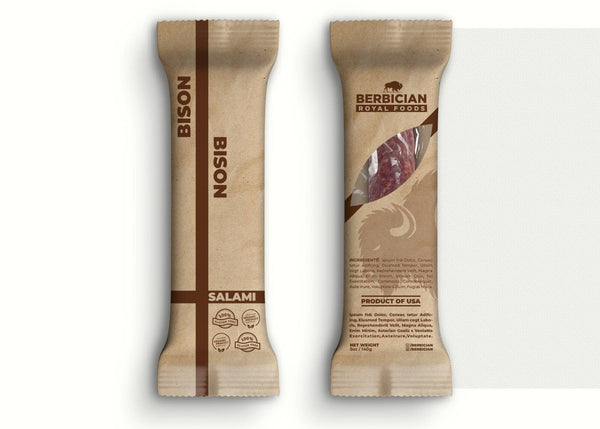 Bison Salami - 5 oz - Number One Caviar