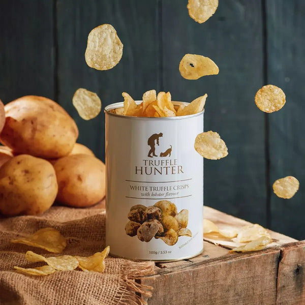 White Truffle Crisps with Lobster Flavour (100g) - Number One Caviar